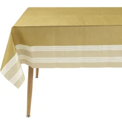 Nappe pliée effet satin doré