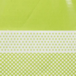 Nappe vert pomme effet satin et dentelle