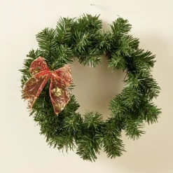 Noeud à suspendre en tissu rouge x6