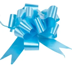 Noeud à tirer bleu turquoise x4