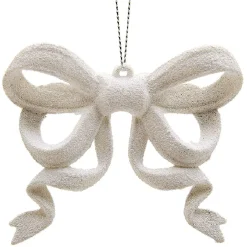 Noeud de Noël à paillettes à suspendre