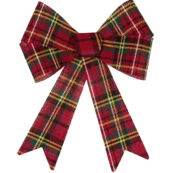 Noeud de Noël tartan