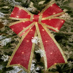 Noeud lumineux 30LED blanc chaud 37xH56cm