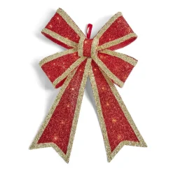 Noeud lumineux 30LED blanc chaud 37xH56cm