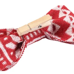 Noeud papillon motif jacquard