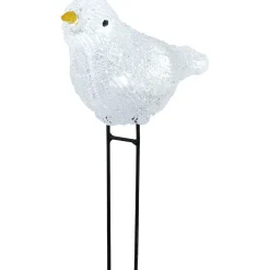 Oiseau lumineux à planter 7 led déco Noël
