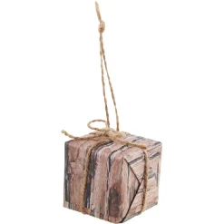 Ornement cadeau à suspendre au sapin de Noël x4