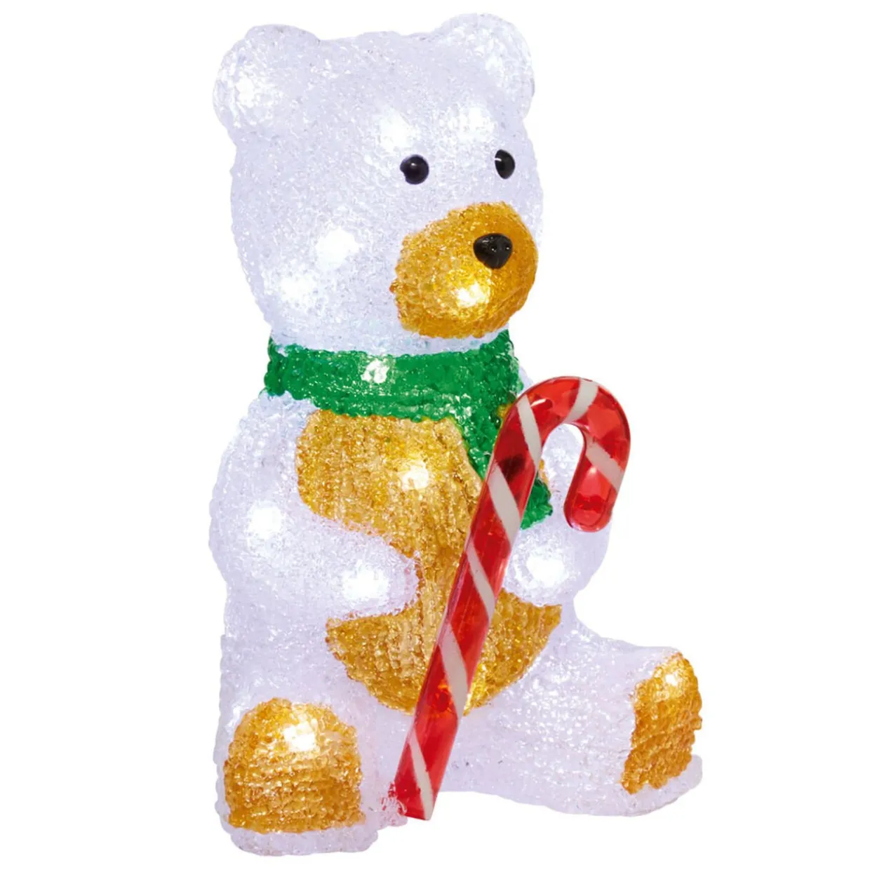 Ours de Noël lumineux 30 Led H30 cm