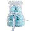 Ourson à dragées transparent x3