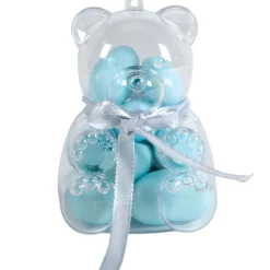 Ourson à dragées transparent x3