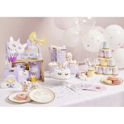 Paille décor fée licorne x10