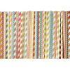 Paille papier multicolore x200