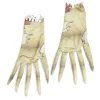 Paire de gants Halloween déguisement épouvantail