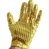 Paire de gants taille unique doré