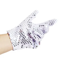 Paire de gants taille unique doré