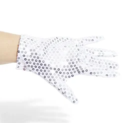 Paire de gants taille unique doré