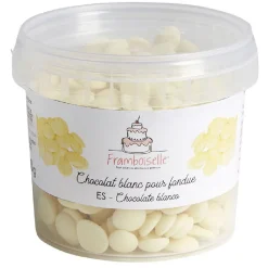 Palets de chocolat blanc en pot 200gr