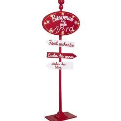 Pancarte de Noël lumineuse blanc chaud H130 cm