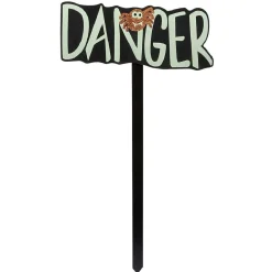 Pancarte en bois à piquer en extérieur