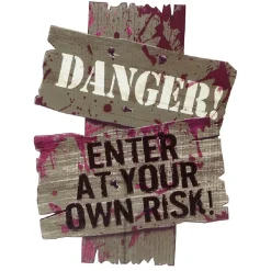 Pancarte Halloween à piquer x3