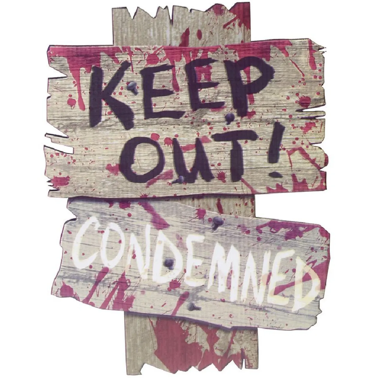 Pancarte Halloween à piquer x3