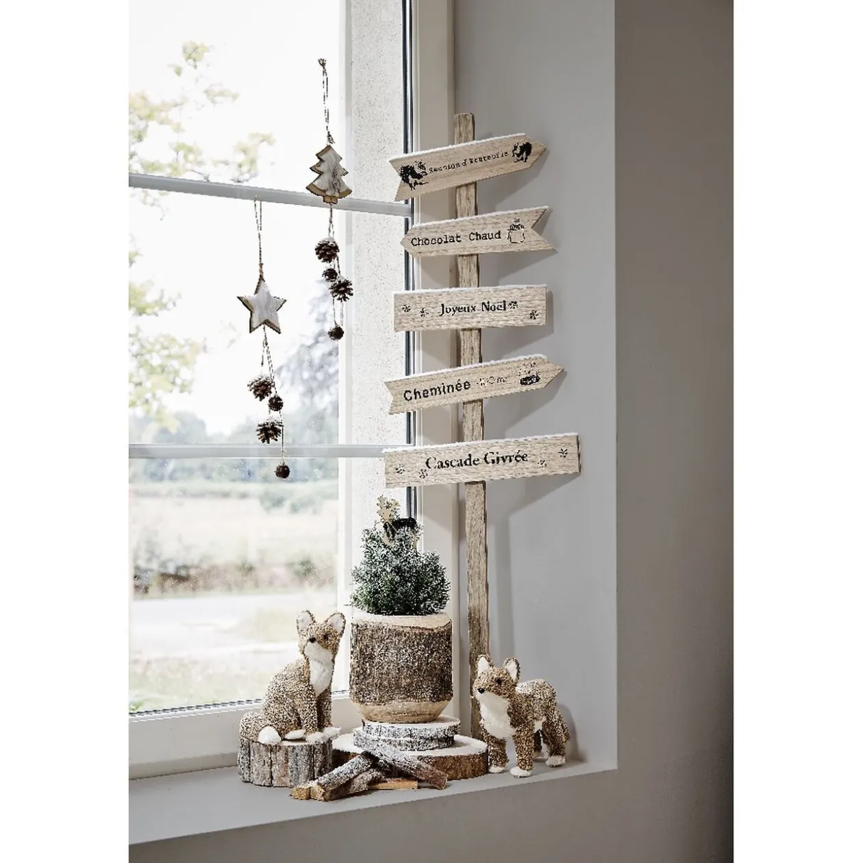 Pancarte Noël à planter