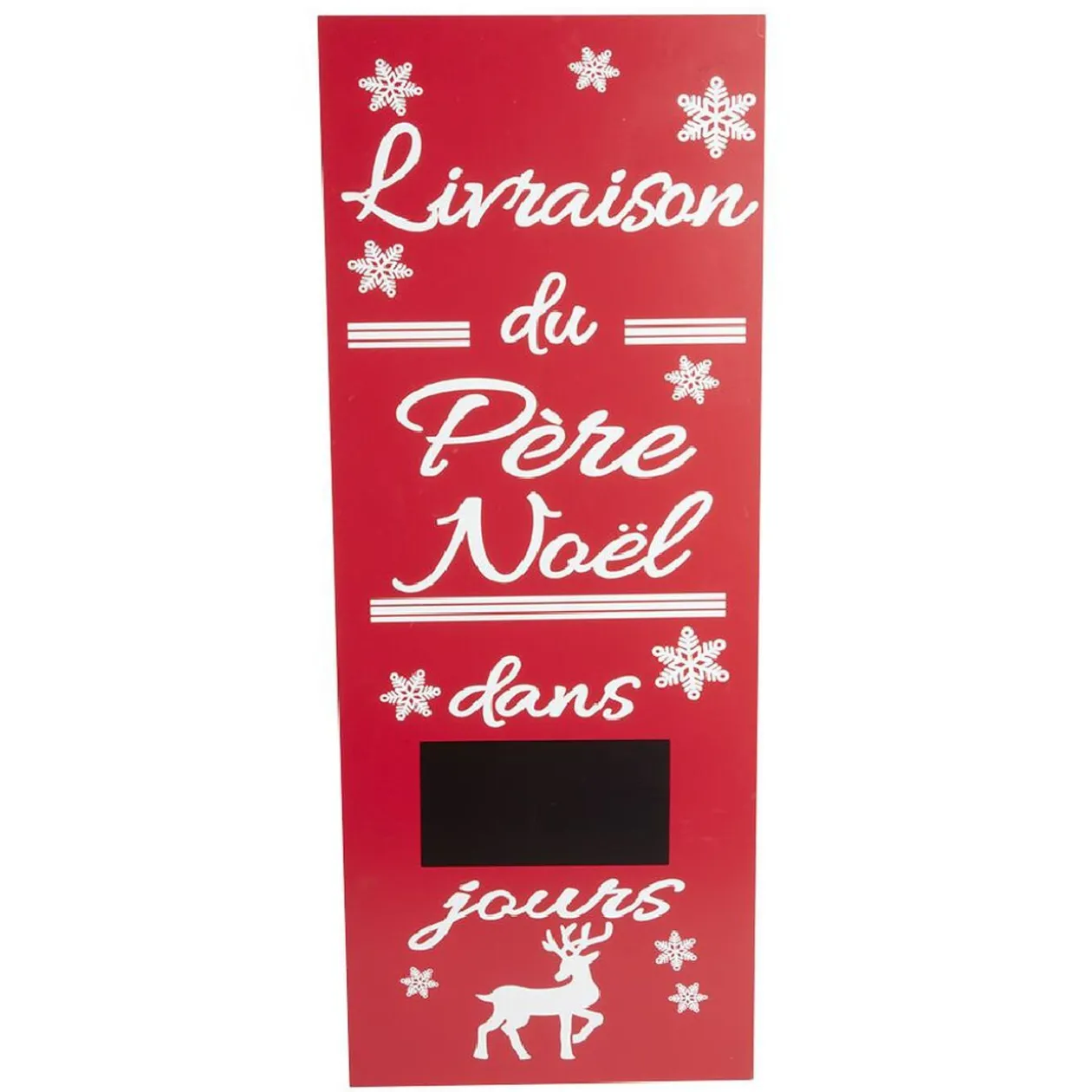 Panneau de livraison du Père-Noël à poser H90cm