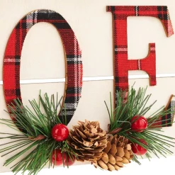 Panneau en bois Noël à suspendre