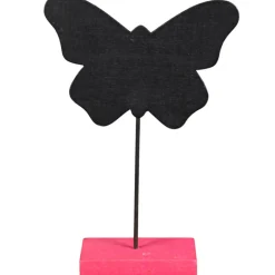 Papillon ardoise marque place rose fuchsia