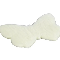 Papillon organza ivoire x50