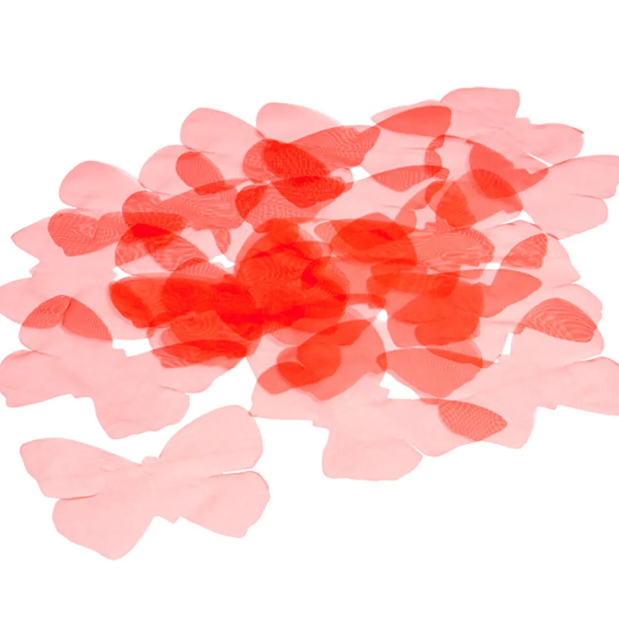 Papillon organza rouge x100
