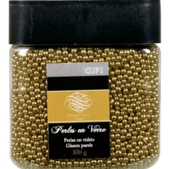 Perles déco doré