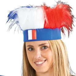 Perruque bandeau Coupe du monde foot France