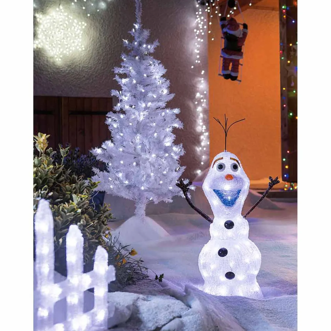Personnage Olaf lumineux Disney La Reine des neiges 60 LED