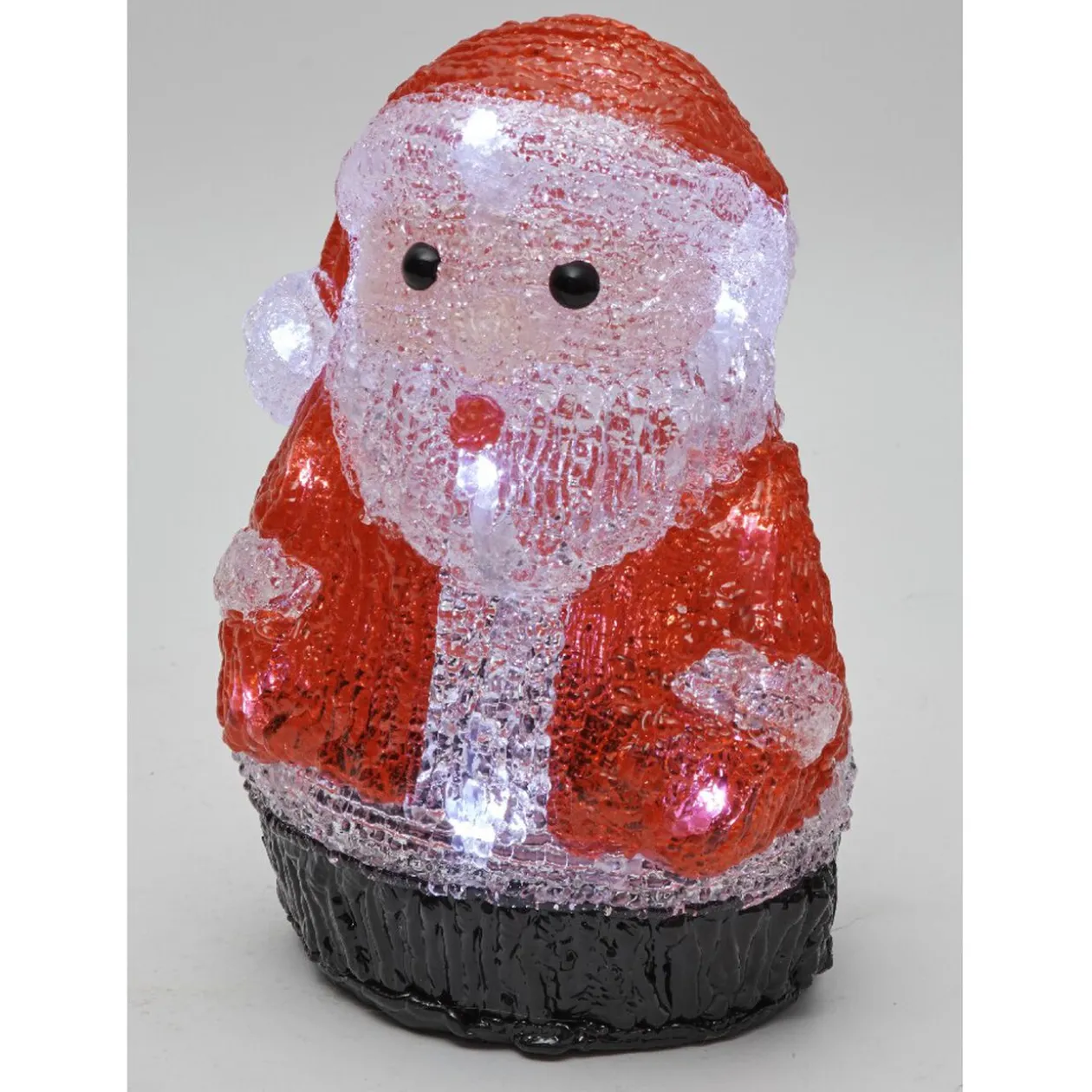 Petit Père Noël debout lumineux