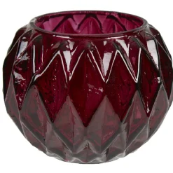 Photophore boule relief violet