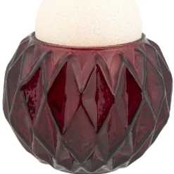 Photophore boule relief violet