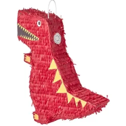 Piñata dinosaure rouge L50xl48xH10cm