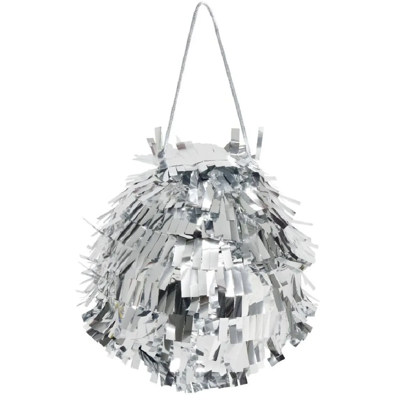 Piñata disco argenté