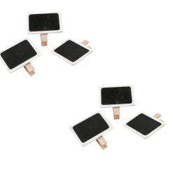 Pince ardoise à bord blanc x6