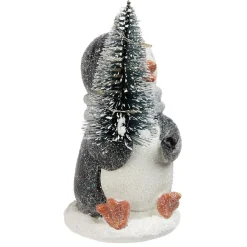 Pingouin et sapin de Noël lumineux