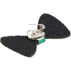 Pins Noël pailleté x4