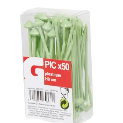 Pique à apéritif vert anis x50