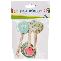 Pique apéritif design exotique X 24