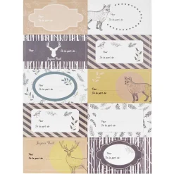 Planche sticker de Noël x10