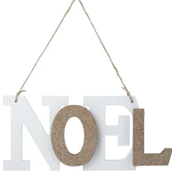 Plaque mot NOËL à suspendre