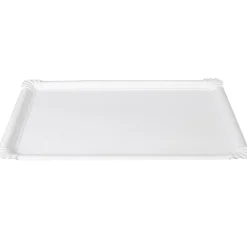 Plateau carton blanc x3