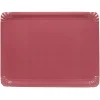 Plateau en carton rose fuchsia x10