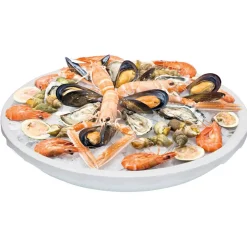 Plateau fruits de mer rond polystyrène