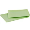 Plateau plastique vert anis x2